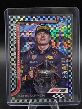 2025 Topps Chrome Formula 1 F1 Max Verstappen Checker Flag Refractor #93