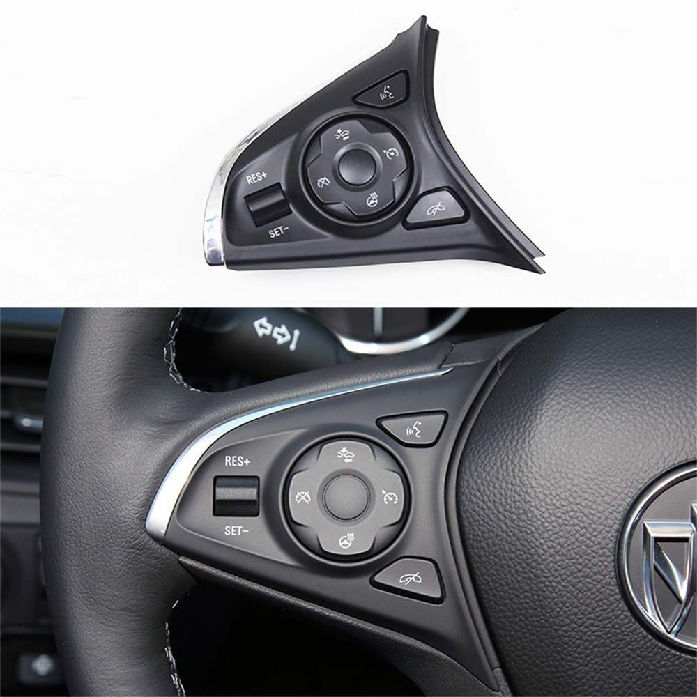 Left Steering Wheel Control Button Cover with Heated For Buick Envision Regal