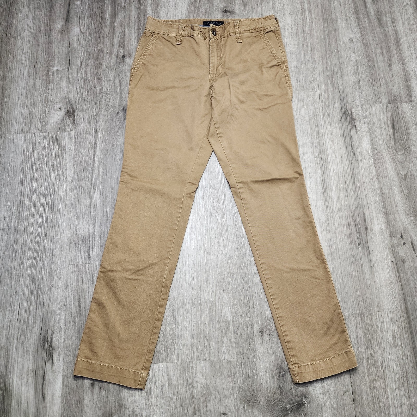 Aeropostale Slim Straight British Khaki Chino Pants Men's Size 28/30