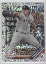 2019 Bowman Draft Chrome Sparkles Refractor TJ Sikkema #BDC-34 0q21