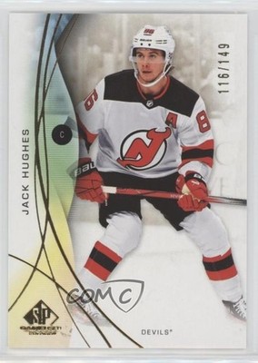 2024-25 Upper Deck SP Game Used Gold 116/149 Jack Hughes #15 0wu7