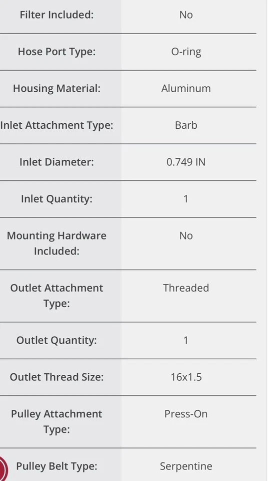 Bomba de dirección asistida 96-2201 A1 Cardone para Jeep Liberty Dodge Nitro 2007-2011 Foto 2 de 4