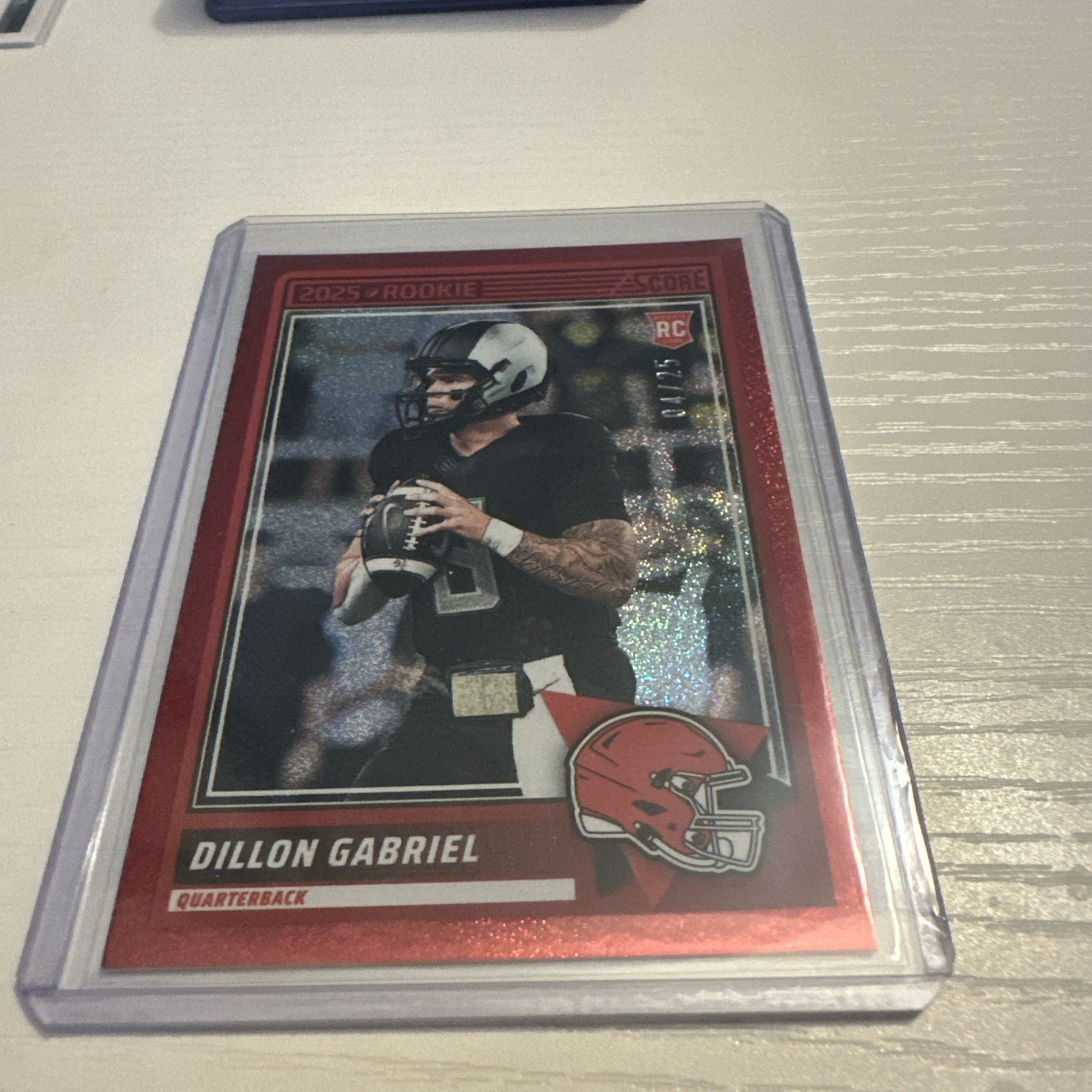 2025 Panini Score #41 Dillon Gabriel RC Dots Red /25