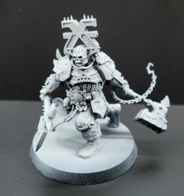 Aspiring Deathbringer Goreaxe Skullhammer Blades Khorne Chaos Age Sigmar 40k