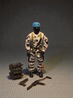 Shockwave Russian Arctic Black Major G.I. GI Joe Figures 2025 MISSING KNIFE