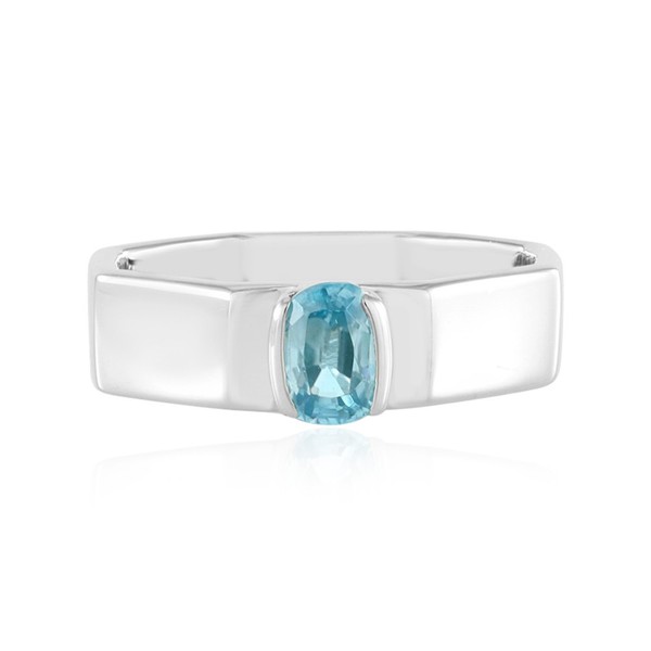Cavill Zirkon Ring 0,80Ct Silber Plattiert Brillantschliff Damen Schmuck-image