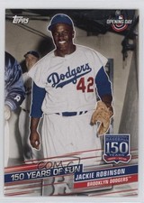2019 Topps Opening Day 150 Years of Fun Jackie Robinson #YOF-2 HOF 3wc