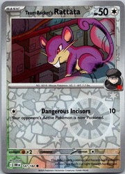 Team Rocket's Rattata 147/182 Destined Rivals Reverse Holo Common