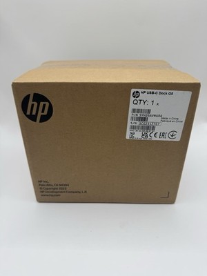 New Open Box HP USB-C Dock G5 Universal Multi-port Laptop Docking Station