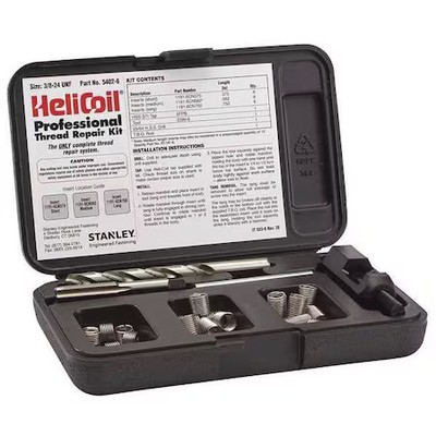 Stanley Engineered Fastening 5402-6 Free-Running Helical Insert Repair Kit,