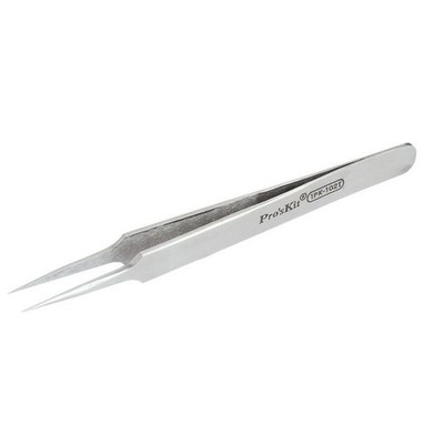 Pro'sKit Super Fine Tip Straight Tweezer (120mm)
