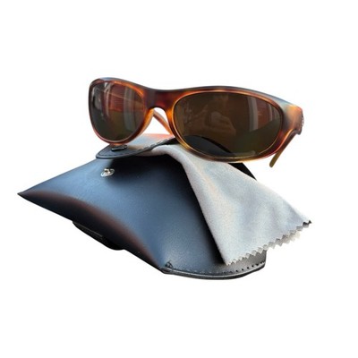 RAY BAN RB4029 SLEEK MATTE TORTOISE BROWN POLARIZED LENS SPORT