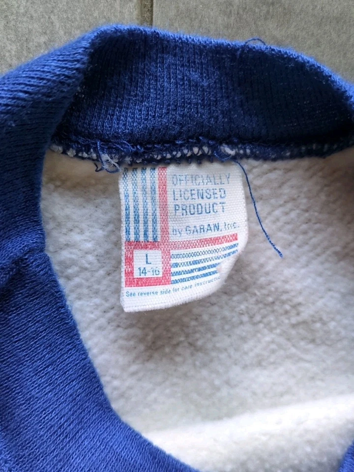 ¡Raro! ¡Con etiquetas! De colección 1982 E.T. Universal Studio Movie Sudadera Juvenil L Vintage Foto 4 de 4