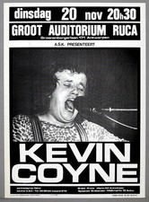 KEVIN COYNE – rare vintage original Antwerp, Belgium 1979 concert poster