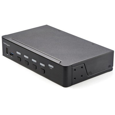 StarTech.com 4 Port HDMI KVM Switch - Single Monitor 4K 60Hz Ultra HD HDR - Desk