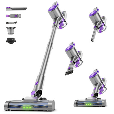 cordless lightweight vacuum cleaner with anti-tangle brush-B150E
