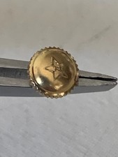 Corona Crown Zenith stellina cronografo placcata oro 6mm passo 120 usata