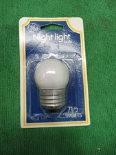 GE GENERAL ELECTRIC 71/2S/CR White Night Light Bulb 7.5W 120V 7-1/2 Watt New NOS