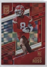 2022 Panini Donruss Elite Rookies Red 28/399 Justyn Ross #127 sq1