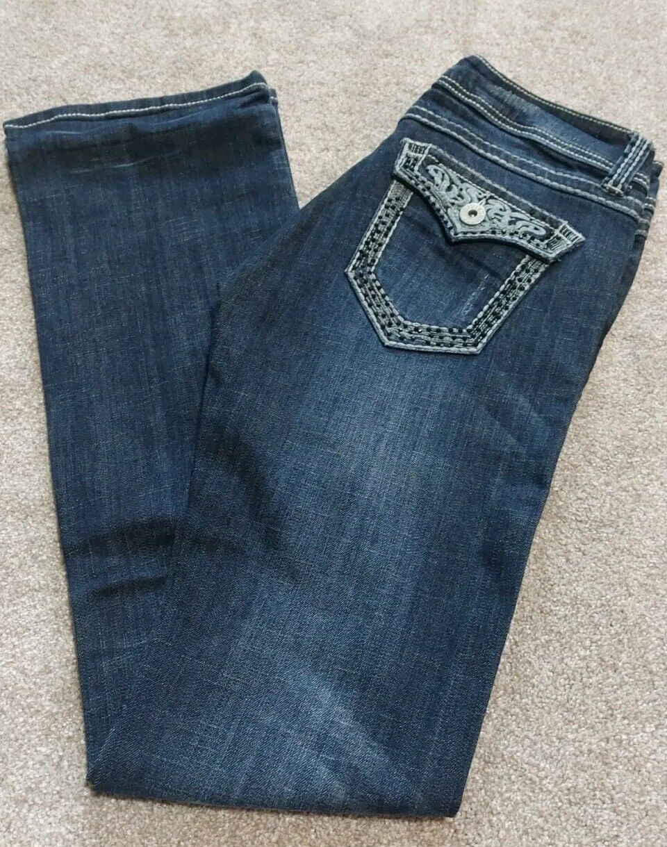 Stetson Blue Jeans Women's Size 8 Long - image 2
