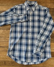 Men  s Ralph Lauren Indigo Oxford Button Down Shirt Long Sleeve Size M