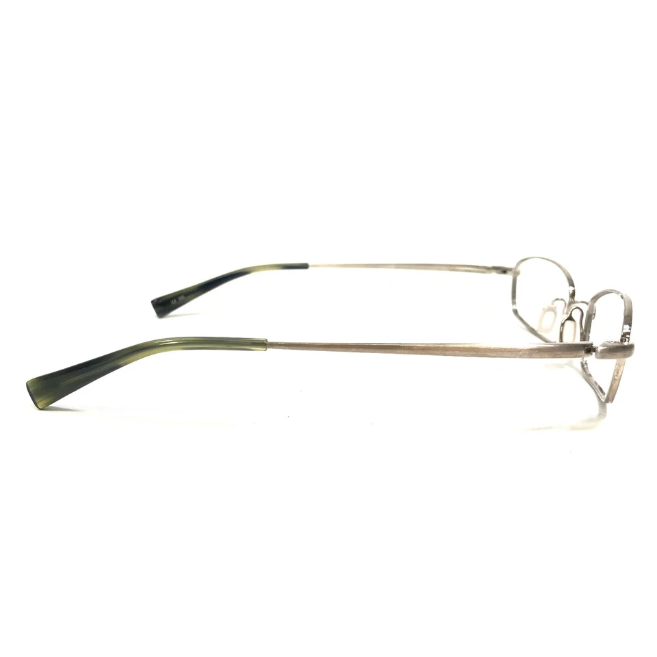 Oliver Peoples Eyeglasses Frames OP-670 BC Silver Rectangular Full Rim 49-17-135 - Image 4 of 4