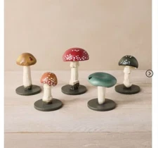 5pc Mushroom Decorative Figures - John Derian for Target