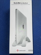 NEW Twelve South BookArc For MacBook Pro Vertical Laptop Desk Stand Silver NIB