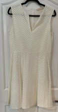 WOMENS TORY BURCH LADIES WHITE DRESS SIZE M/