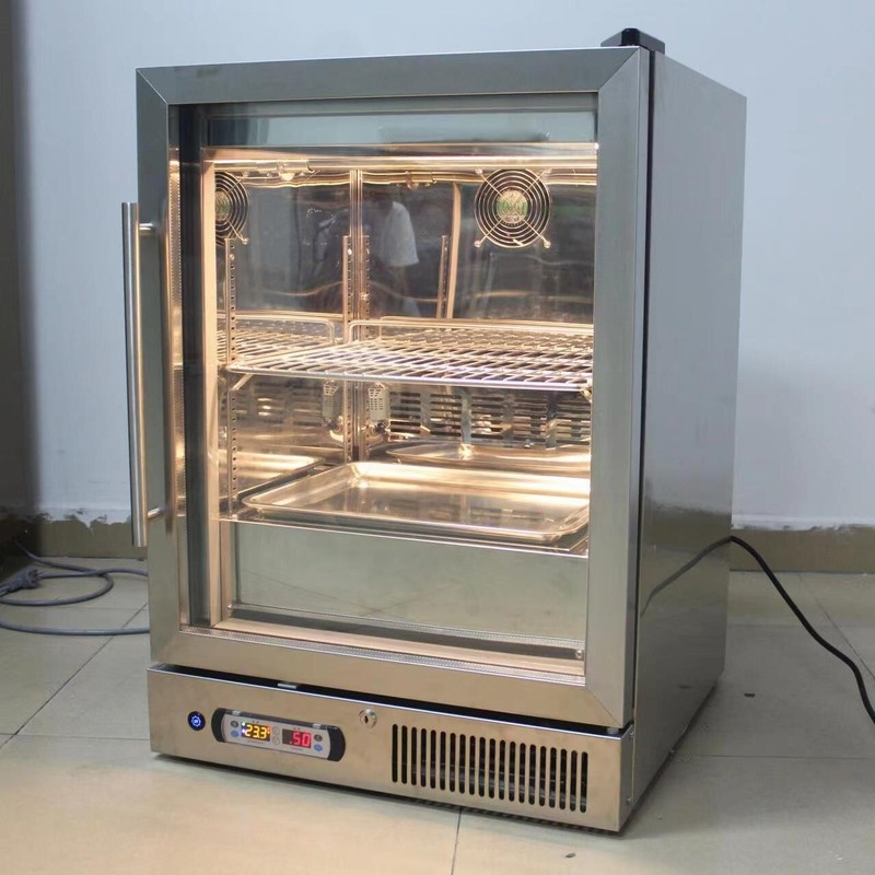 Kolice Commercial Countertop Aging Beef Fridge Cabinet Beef Display Freezer
