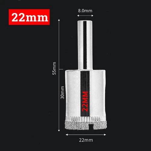 Diamantbohrer Lochbohrer 6mm-200mm Fliesenbohrer Für Glas Marmor Granit Keramik - Bild 25 von 57