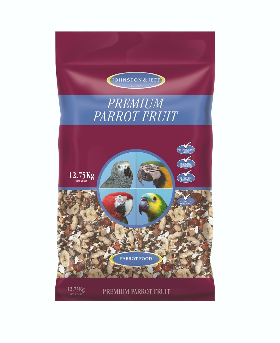 JOHNSTON JEFF PREMIUM PARROT FRUIT MIX Formulated To Be One Of