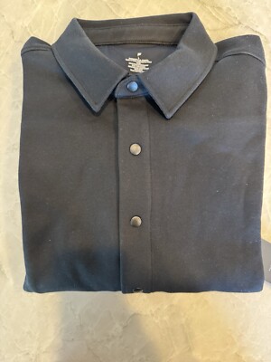 Fabletics Men s Go-To-Shirt Jacket Large Black