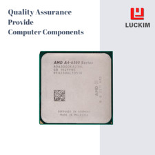AMD A4-6300 CPU - Socket FM2 2 Cores 2 Threads 3.7GHz 1MB L2 Cache 2MB L3 Cache