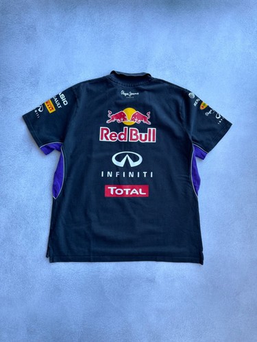 Vintage Red Bull Pepe Jeans Formula Uno Racing Faded T-shirt Sz XXL
