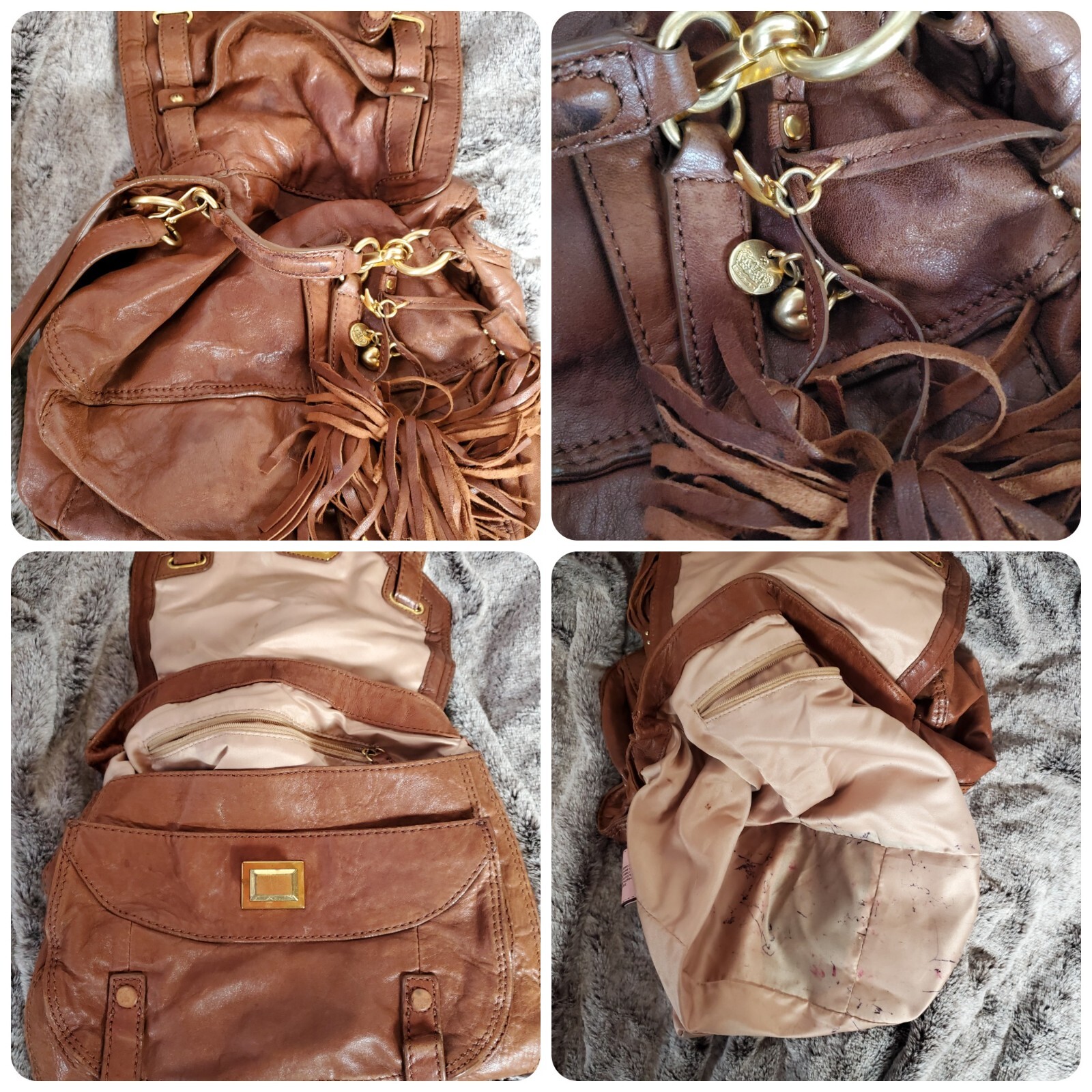 9 VINTAGE Authentic Leather Juicy Couture Purses!! eBay