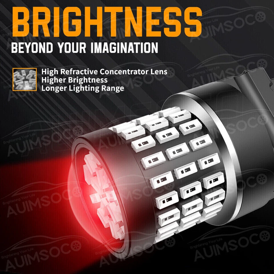 Para Chevy Venture 1997-2005 3157 LED Retroceso Luces Retroceso Bombillas Rojo Foto 2 de 4