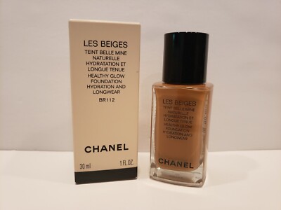Chanel ~ Les Beiges ~ Healthy Glow Foundation & Longwear BR112  NIB 