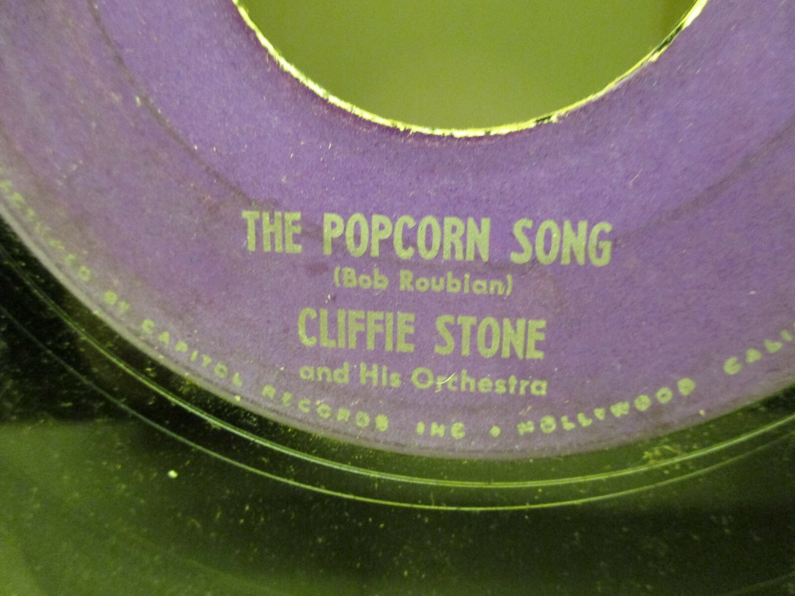 45RPM Capitol Records F3131 CLIFFIE STONE The Popcorn Song 502A eBay