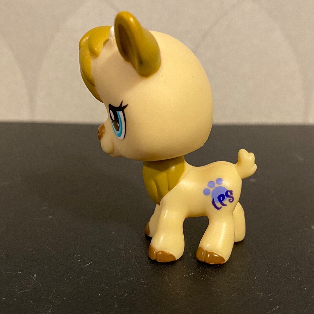 Figurine Littlest Pet Shop (LPS) #1316 Chèvre/bélier Crème - Occasion, Hasbro, Collection Animaux