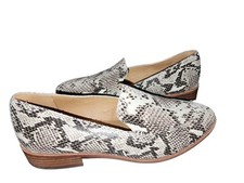 Madewell The Frances Leather Loafer in Stamped Snake Size 7