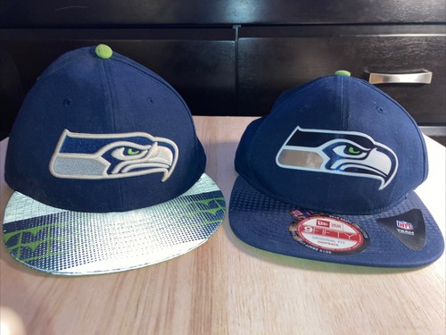 2x New Seattle Seahawks Hats - New Era 