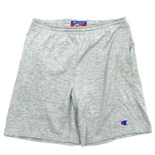 Champion Boys Activewear Shorts Gray Space Dye Elastic Waist Flat Front XL