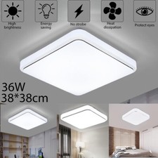 Modern LED Ceiling Light Square Panel Down Lights Bathroom Kitchen Bedroom Lamp