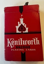 Lot Vintage Kenilworth & Remembrance Redislip Bridge Decks & Gemaco Playing Card