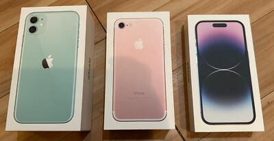 iPhone 7 11 14 Pro Empty Boxes And Manuals Lot