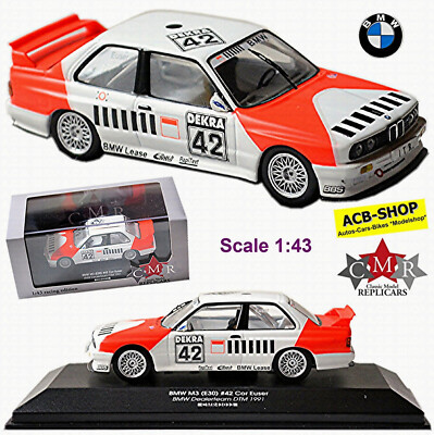 BMW M3 E30 DTM 1991 #42 Cor Euser No Smoking 1:43 CMR