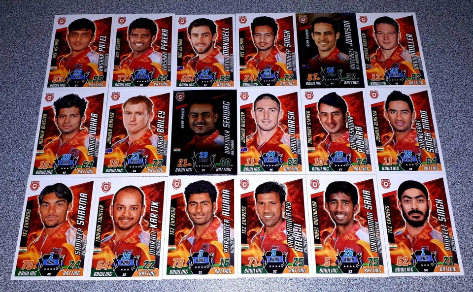 Topps Cricket Attax 2014/15 Pepsi IPL JUEGO COMPLETO y carpeta Foto 4 de 4