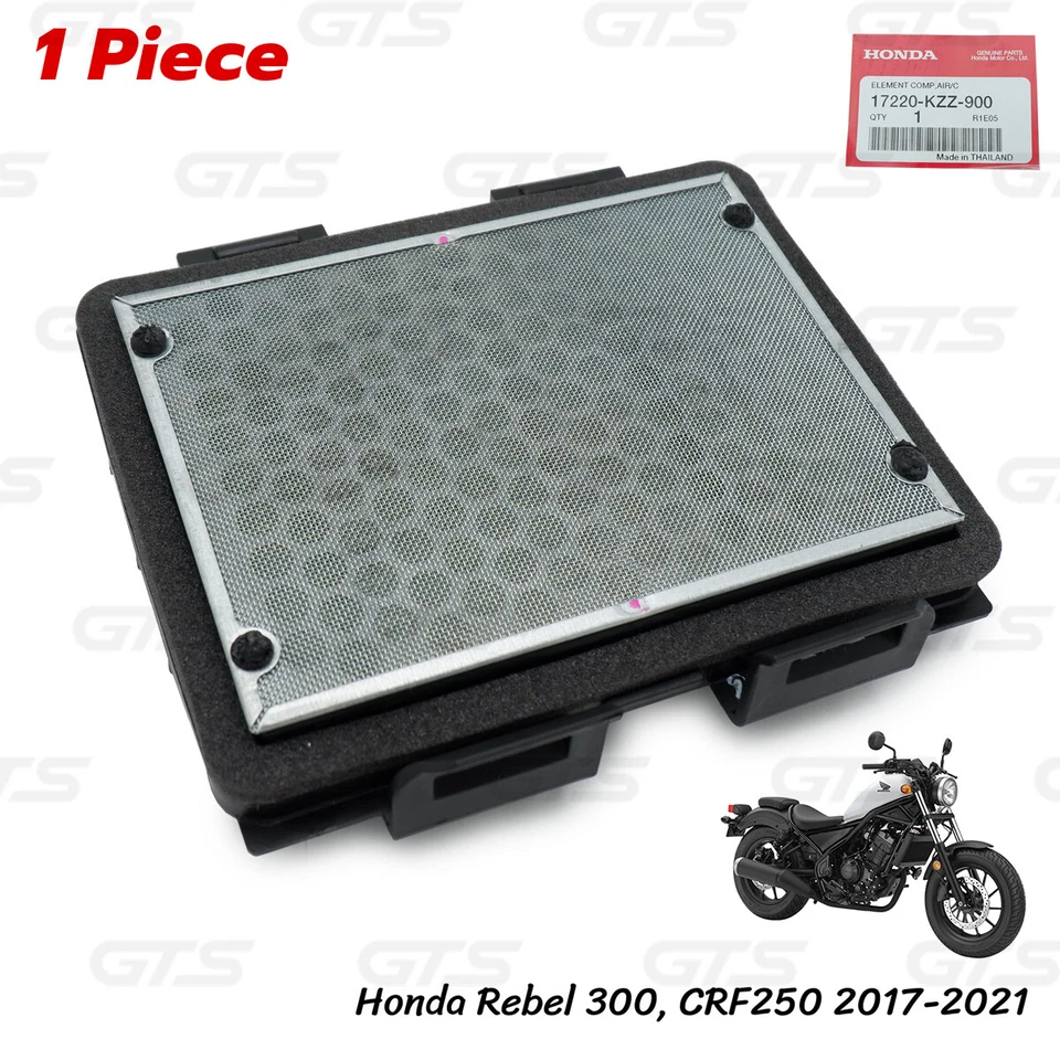 For Honda Rebel 300 500 CRF250 2017 21 Air Intake Cleaner Filter Assembly - Image 4 of 4
