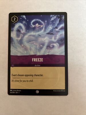 lorcana freeze card Frozen Disney Deck - Elsa - Custom Built - Very Powerful - 60 Card!!! The item available is listed in the Title Freeze